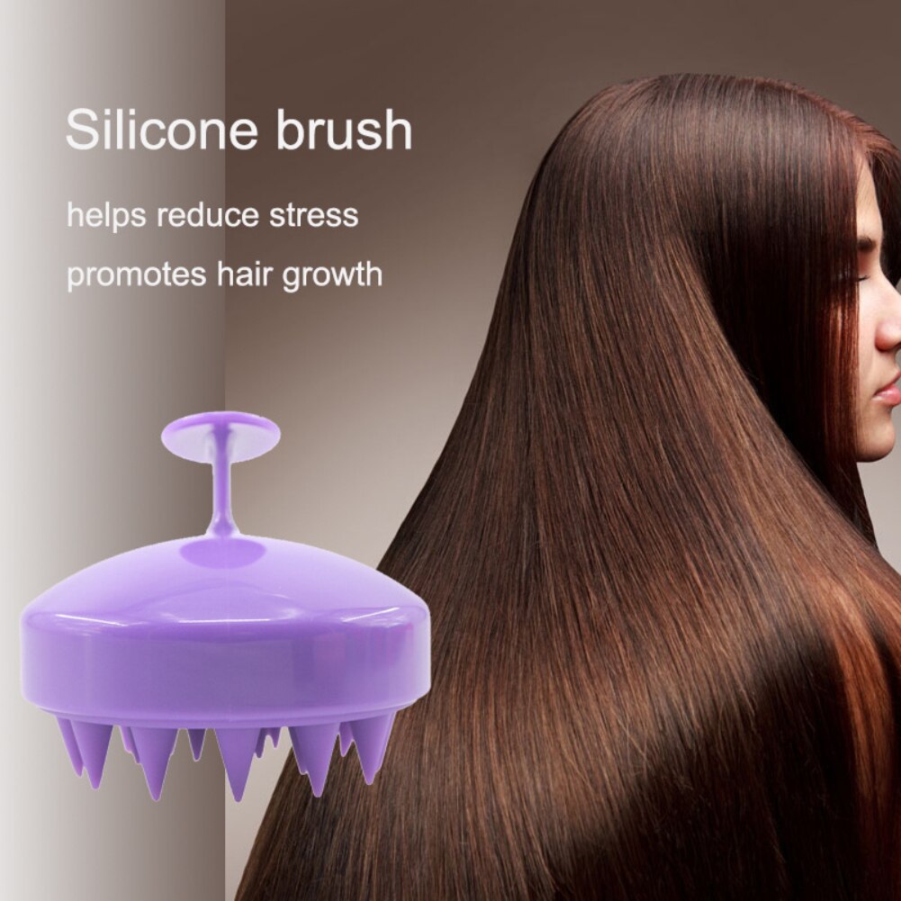 Handheld Silicone Hair Comb