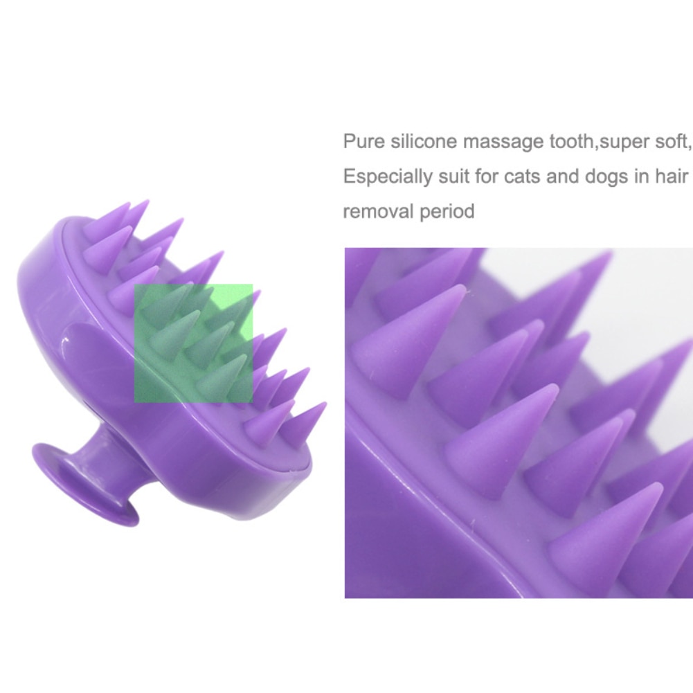 Handheld Silicone Hair Comb