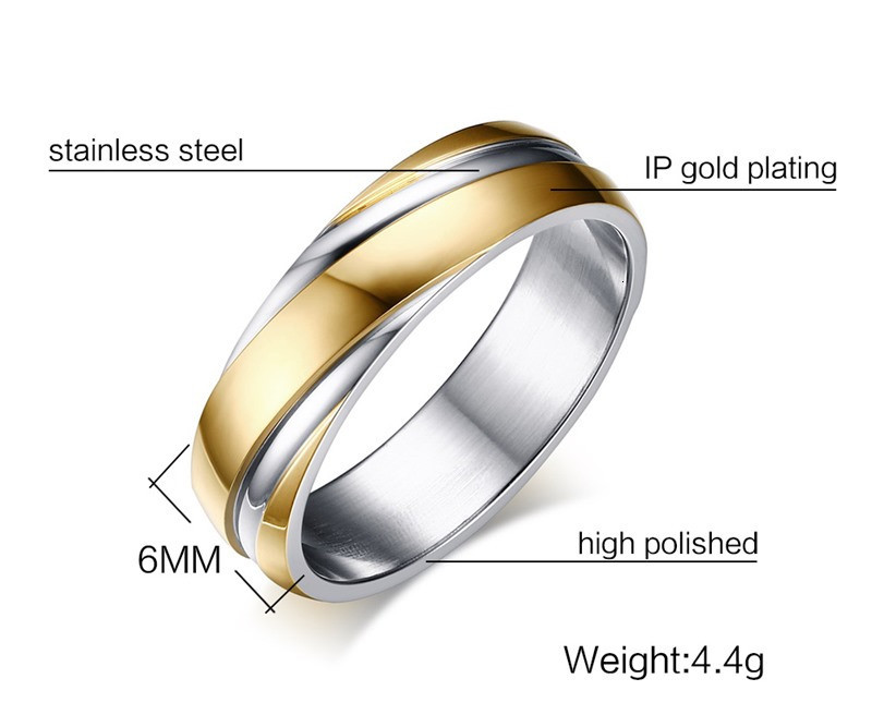 Stainless Steel Wedding Ring for Men Stainless Steel Wedding Ring for Men