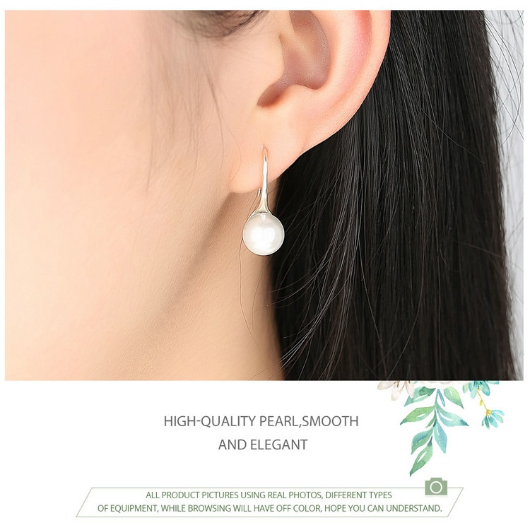 925 Sterling Silver Elegant Drop Earrings for Women 925 Sterling Silver Elegant Drop Earrings for Women