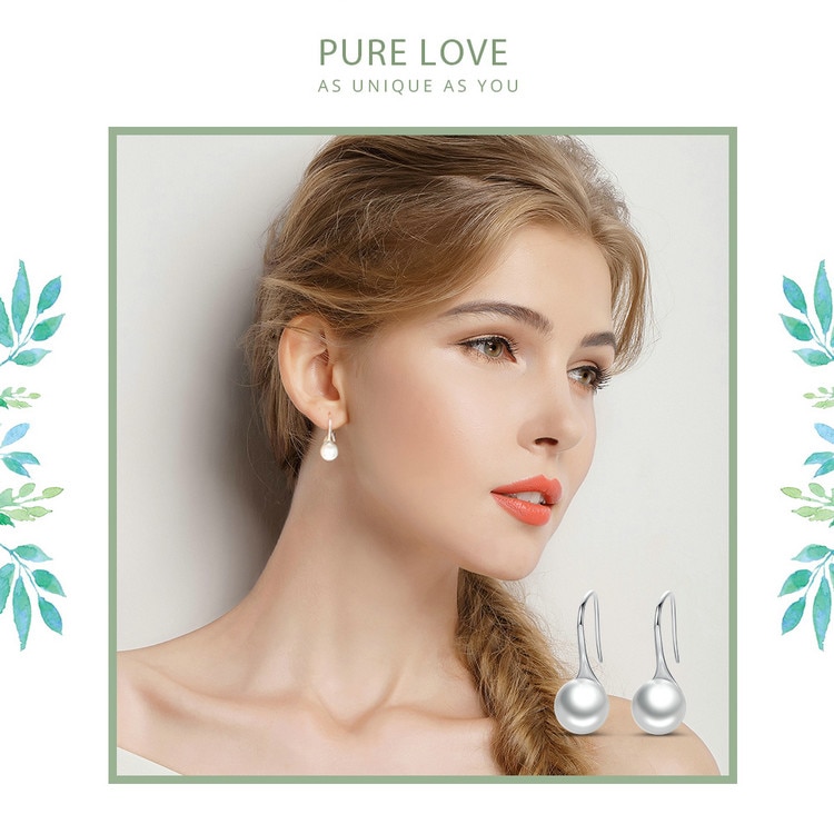 925 Sterling Silver Elegant Drop Earrings for Women 925 Sterling Silver Elegant Drop Earrings for Women