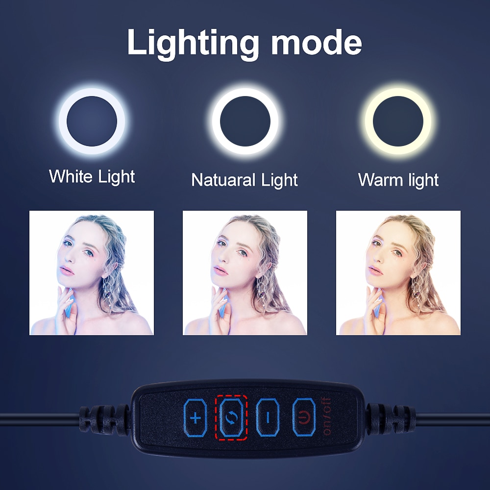 Dimmable LED Selfie Ring Light Dimmable LED Selfie Ring Light