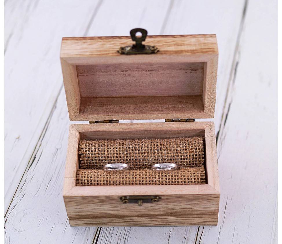 Personalized Wooden Ring Box