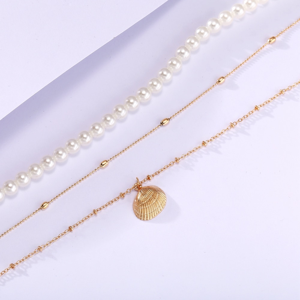 Vintage Multi-Layer Pearl Necklace for Women Vintage Multi-Layer Pearl Necklace for Women