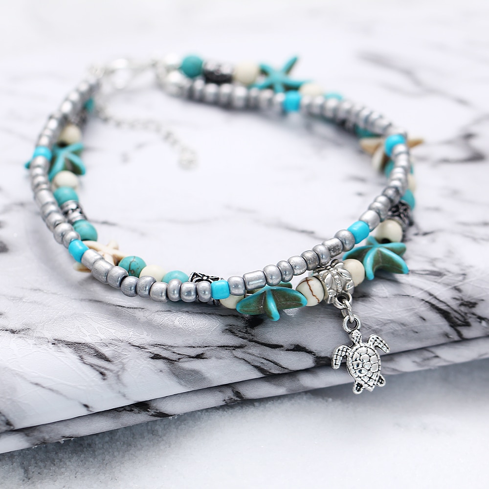 Women's Vintage Beaded Anklet Women's Vintage Beaded Anklet
