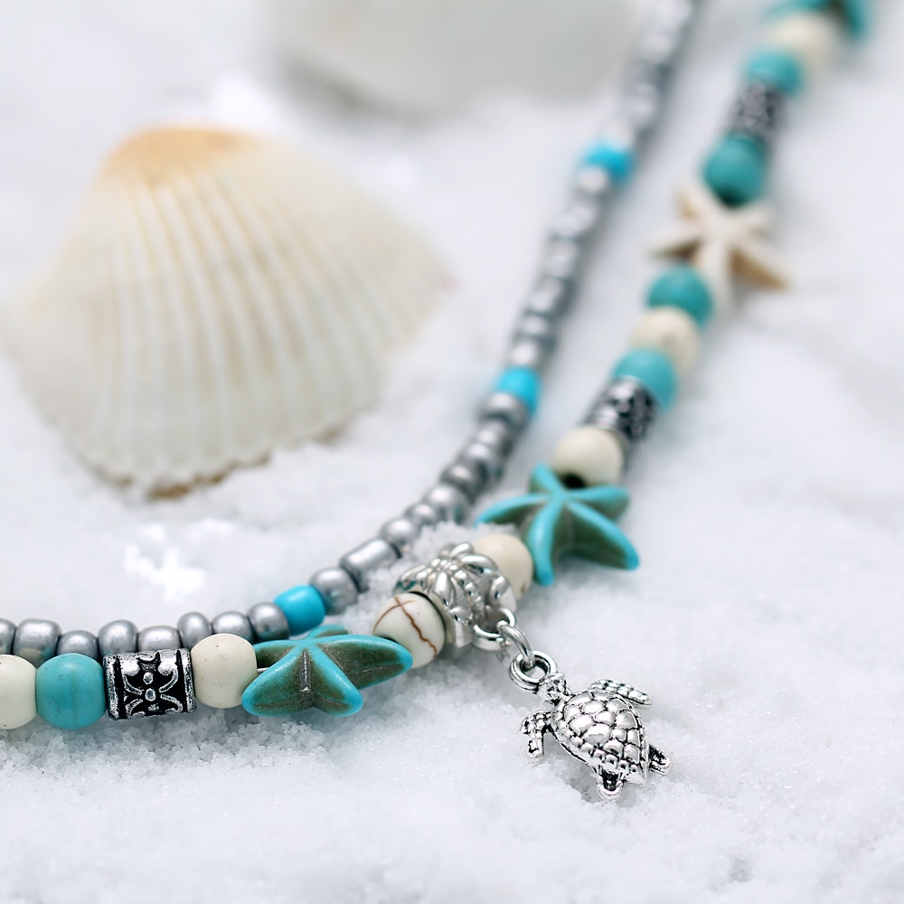 Women's Vintage Beaded Anklet Women's Vintage Beaded Anklet