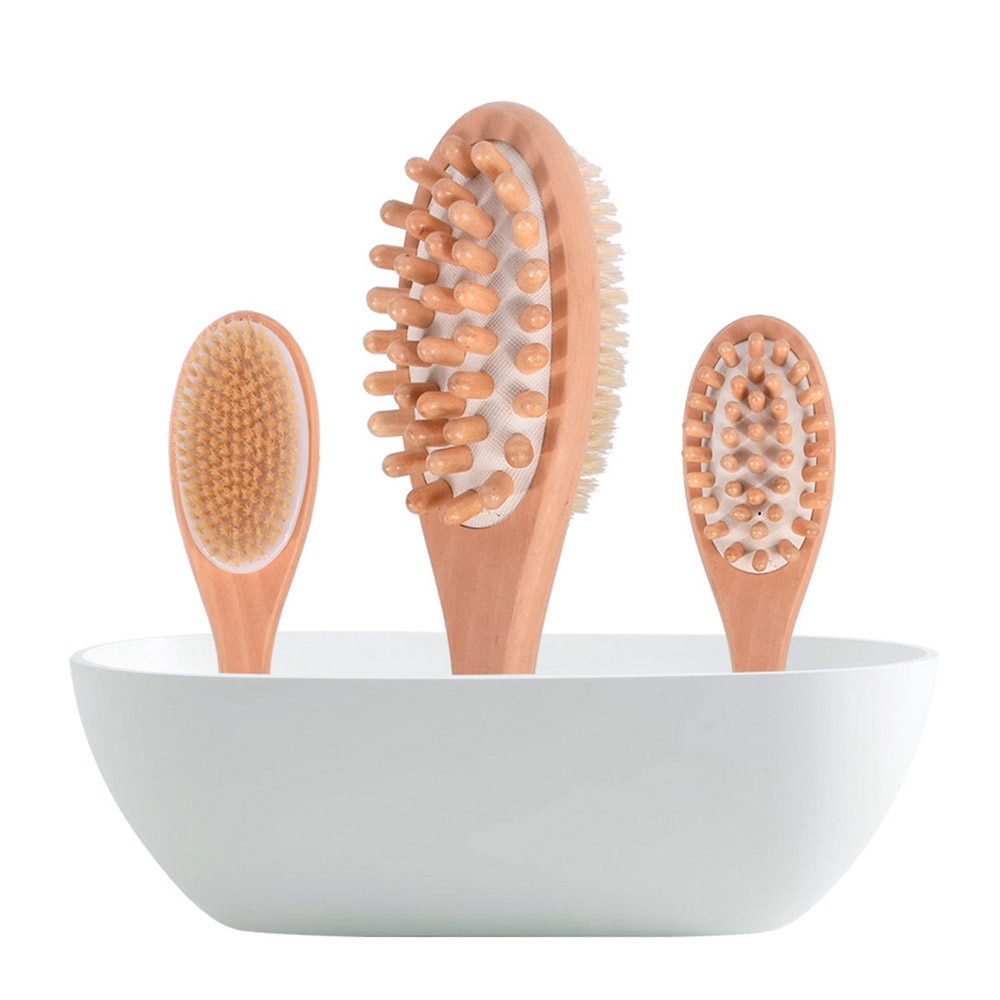 Exfoliating Body Brush with Long Handle