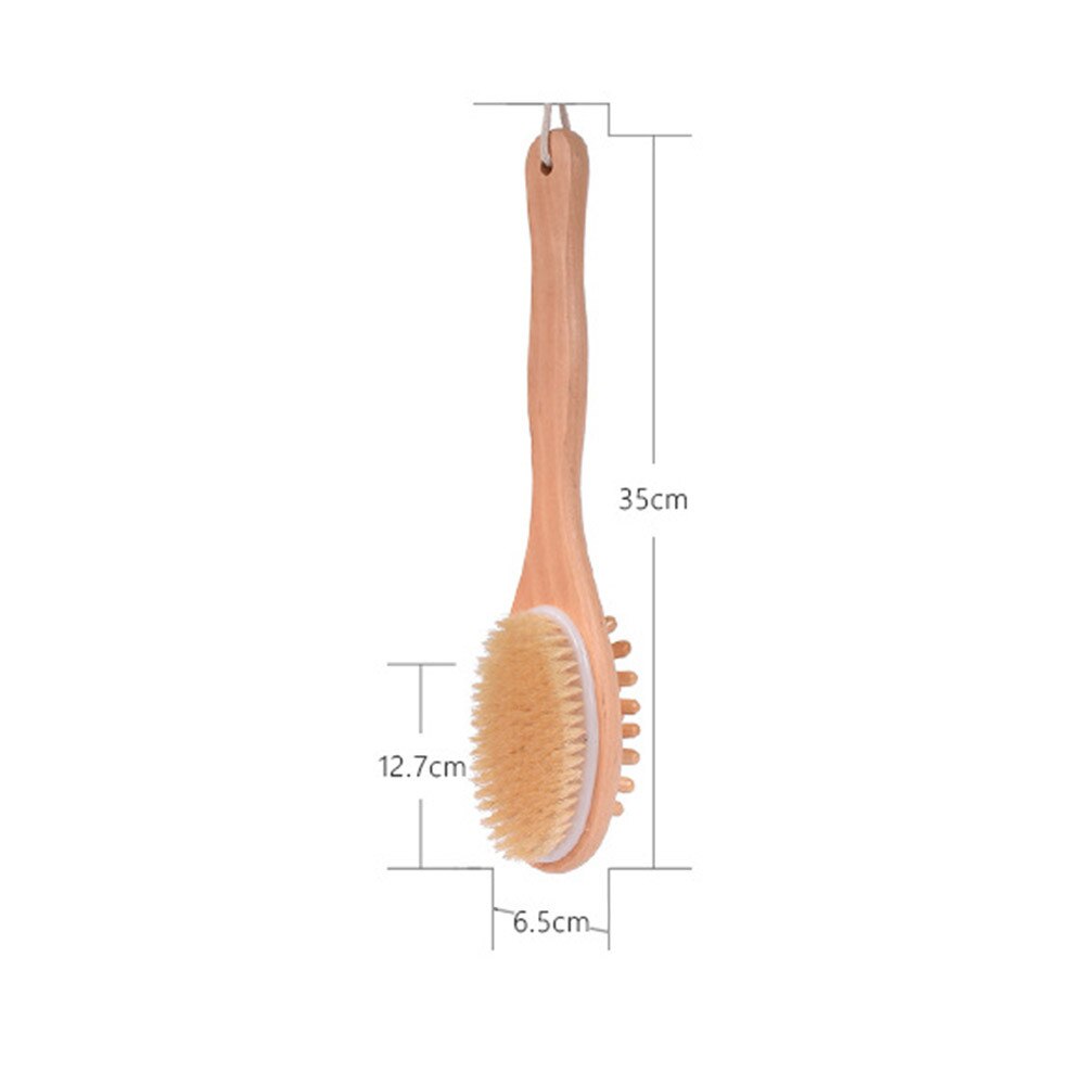 Exfoliating Body Brush with Long Handle