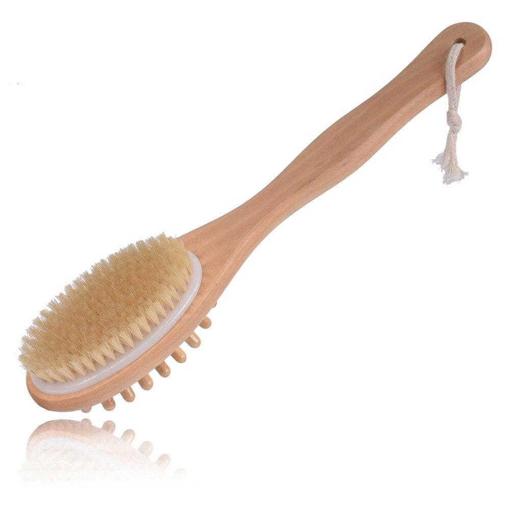 Exfoliating Body Brush with Long Handle