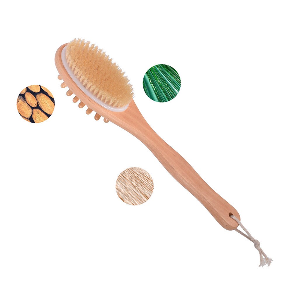 Exfoliating Body Brush with Long Handle